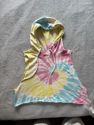 Blusa sin mangas tie-dye