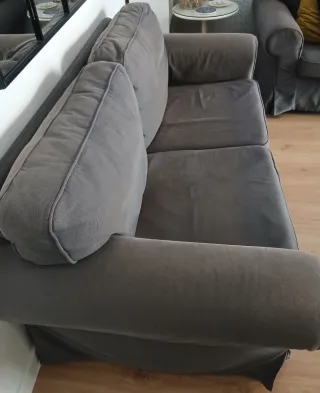 Sofá Ektorp 2 Plazas Ikea Gris