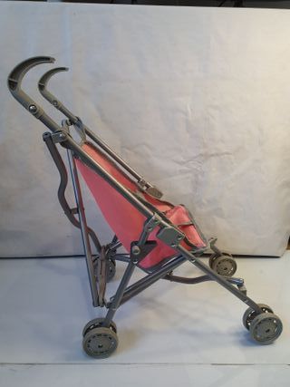 Carrito Plegable para Muñecas Rosa