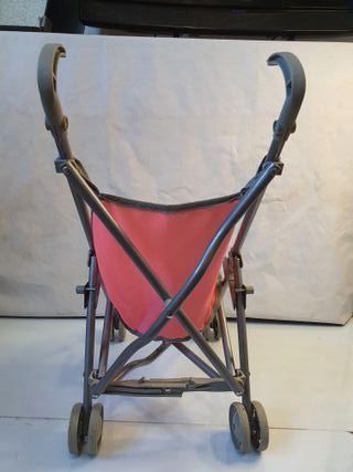 Carrito Plegable para Muñecas Rosa