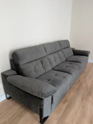 Divano a 3 posti con sedili reclinabili relax elettrici