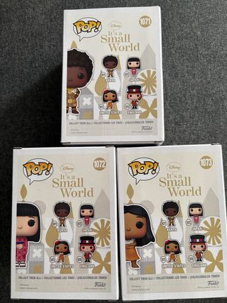 Funko Pop! It's a Small World 3 Figuras
