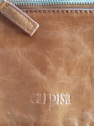 Borsa a tracolla in pelle marrone