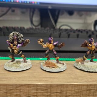 Equipo Blood Bowl Elfos Oscuros Metal