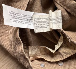 Pull&Bear And Giacca Giubbotto Jeans Denim Beige L