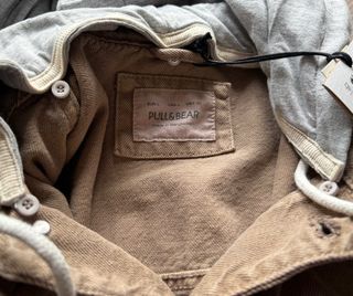 Pull&Bear And Giacca Giubbotto Jeans Denim Beige L