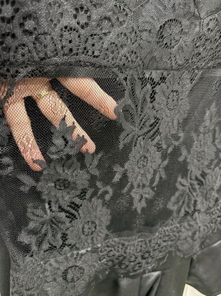 Vestido Rinascimento Negro y Blanco Talla S