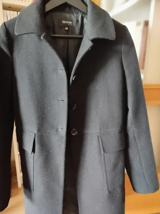 Abrigo Fórmula Joven negro talla 38