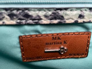 Bolso estampado piel de serpiente