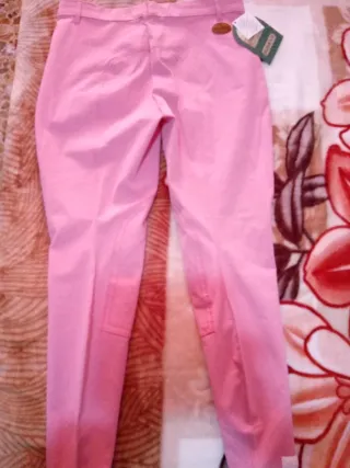 Pantaloni da equitazione rosa Barrakan tg 48