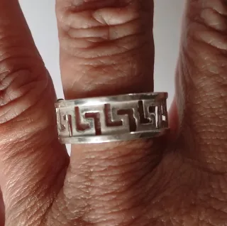 Colgante y Anillo Plata Ley Vintage