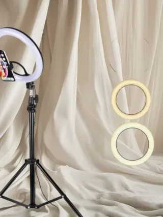 Treppiede led anello luminoso per foto