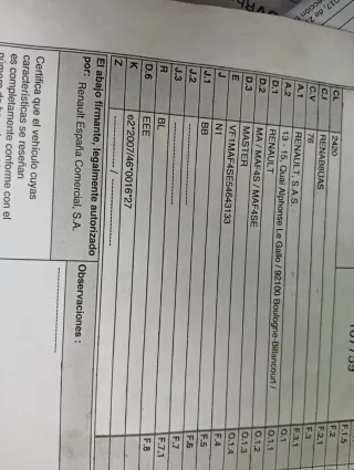 Renault Master 2016 8.500.