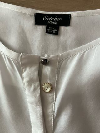 Blusa Blanca October Talla XL