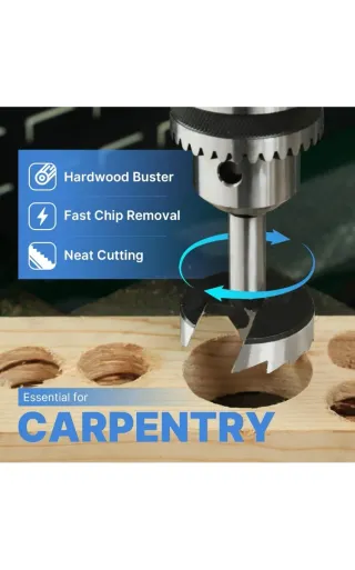 Broca Forstner Vearter 85mm Madera