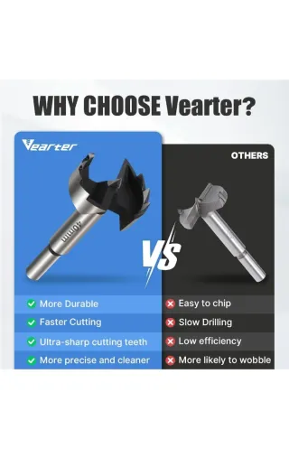 Broca Forstner Vearter 85mm Madera