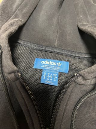 Sudadera Adidas Originals Azul Marino y Gris