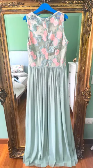 Precioso vestido largo invitada evento