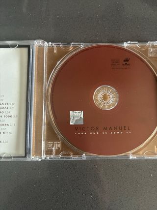 CD Victor Manuel - Cada Uno Es Como Es