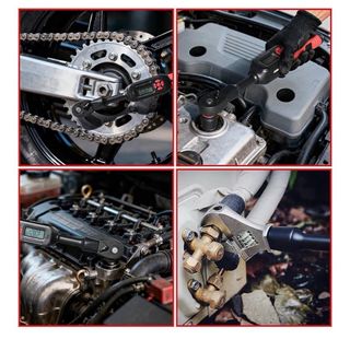 Llave dinamométrica digital 9 piezas