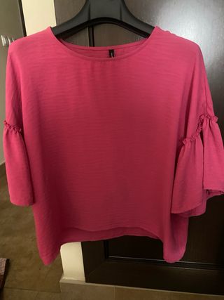 Blusa manga acampanada