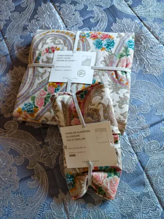 Funda Nórdica Zara Home y 2 Fundas Almohada