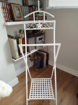 GALAN PERCHERO Metal Blanco