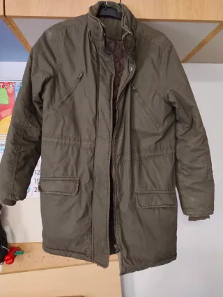 Chaqueta parka mujer verde