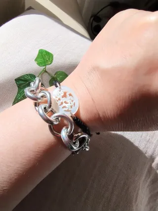 Pulsera Tous Hold Anillas Plata