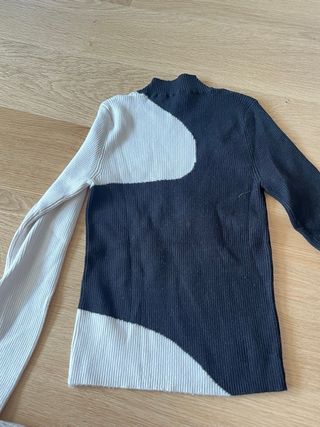 Jersey bicolor manga larga