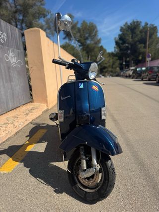 Vespa PX125 Azul - Último modelo 2018 de marchas