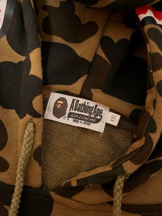 Sudadera A Bathing Ape Camuflaje Capucha