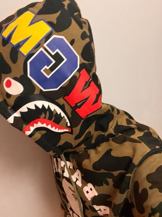 Sudadera A Bathing Ape Camuflaje Capucha
