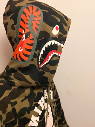 Sudadera A Bathing Ape Camuflaje Capucha