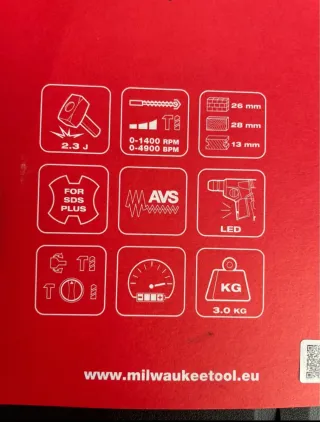 Milwaukee M18 BLHX-0X Taladro Rotomartillo