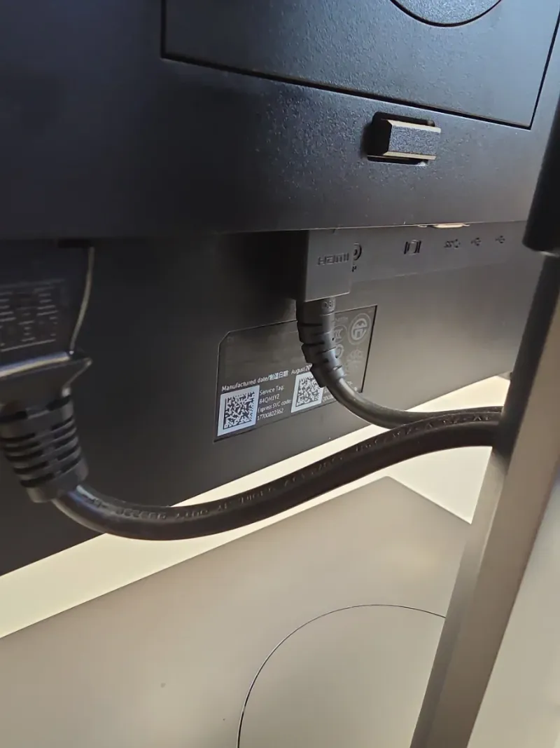 Monitor Dell Negro y Blanco afbeelding 4