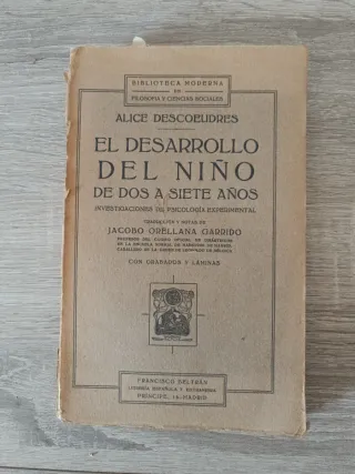 Libro El Desarrollo del Niño 1920