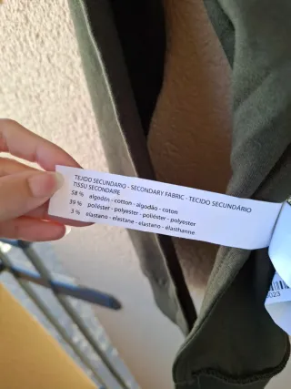 Sudadera básica caqui