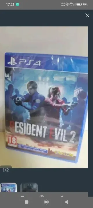 Resident Evil 2 Nuevo Precintado