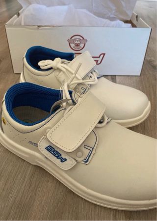 Zuecos de seguridad PSH blancos