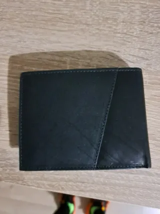 Cartera Paco Gomez Piel Negra Nueva