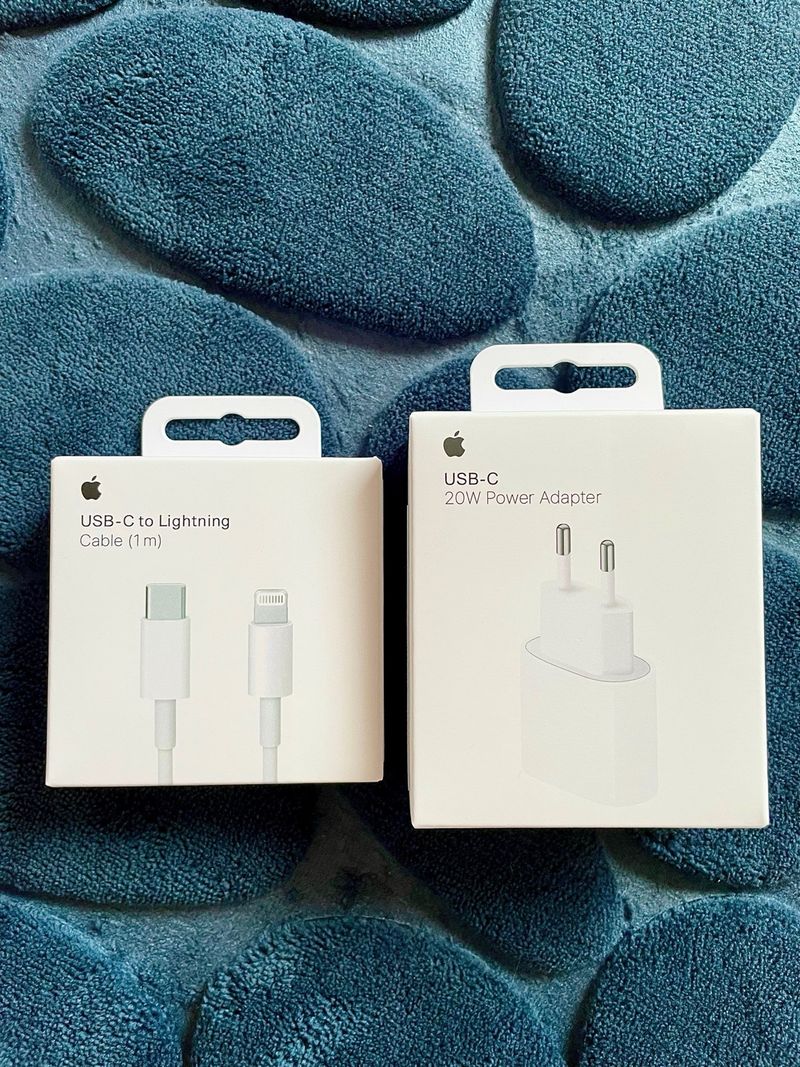 Cargador iPhone Lightning Completo Apple Nuevo