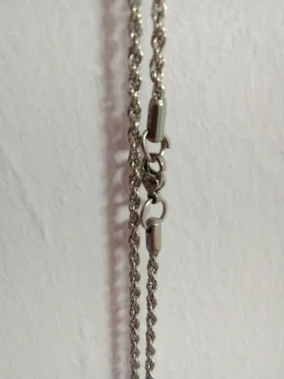 3 Colgantes con Cadena Plata