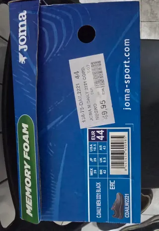 Zapatillas Joma Daily 22 Hombre Negras