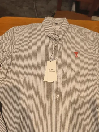 Camisa Ami Paris Rayas Talla M