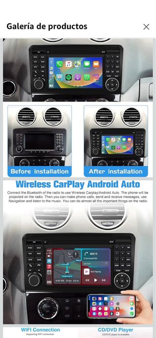 Pantalla Mercedes Benz Clase ML W164 GL X164