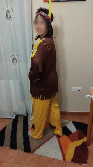 Disfraz indio talla única