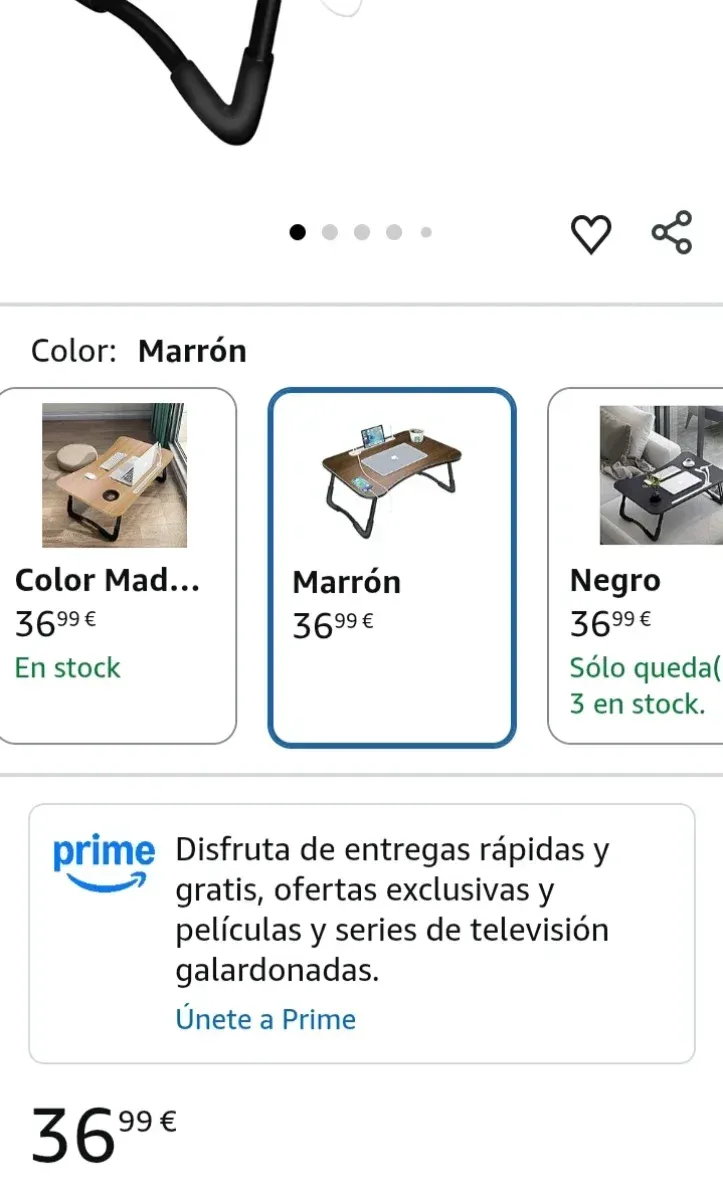 Mesa portátil con 4 puertos afbeelding 2