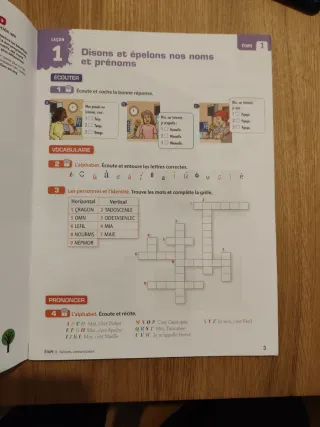 Méthode de français. 1 ESO. Adomania Cahier d'a...