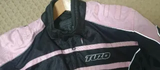 Chaqueta de moto Tuzo, con protecciones y guantes